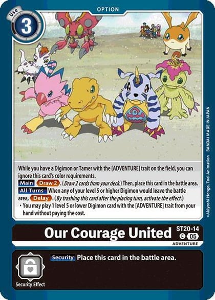 Our Courage United, Starter Deck 20: Protector of Light ST20-14 C