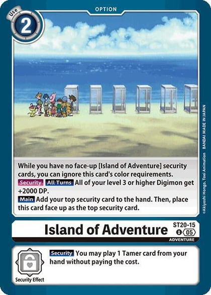 Island of Adventure, Starter Deck 20: Protector of Light ST20-15 U