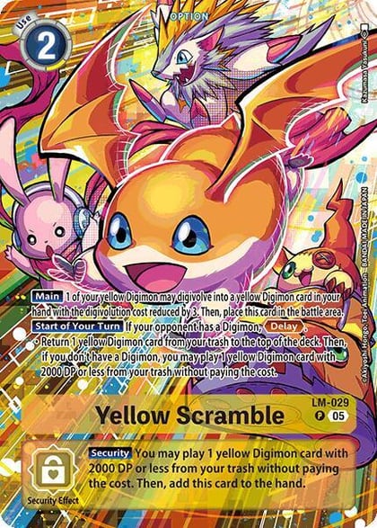 Yellow Scramble (Alternate Art), Starter Deck 21: Hero of Hope LM-029 P