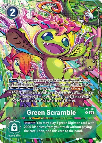 Green Scramble (Alternate Art), Starter Deck 21: Hero of Hope LM-030 P
