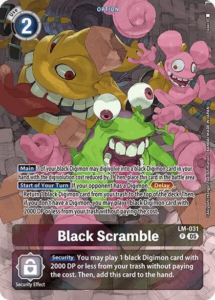 Black Scramble (Alternate Art), Starter Deck 21: Hero of Hope LM-031 P