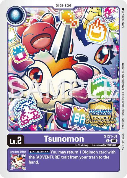 Tsunomon (World Championship 26–27 Regionals Season 2), Starter Deck 21: Hero of Hope ST21-01 C