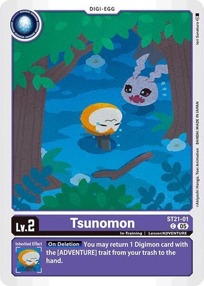 Tsunomon, Starter Deck 21: Hero of Hope ST21-01 C
