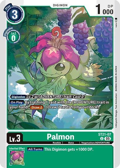Palmon, Starter Deck 21: Hero of Hope ST21-07 U