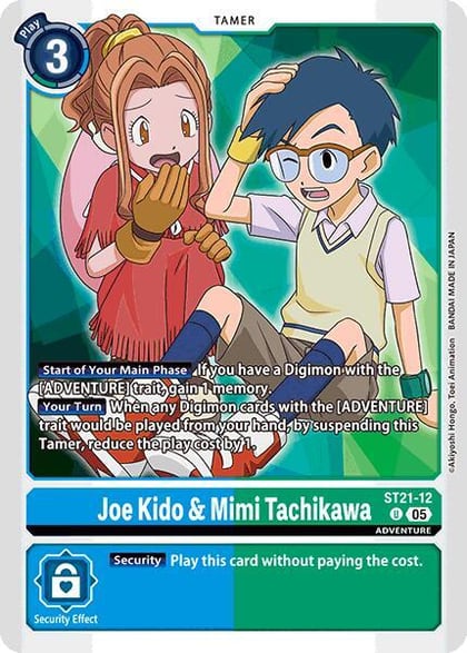 Joe Kido & Mimi Tachikawa, Starter Deck 21: Hero of Hope ST21-12 U