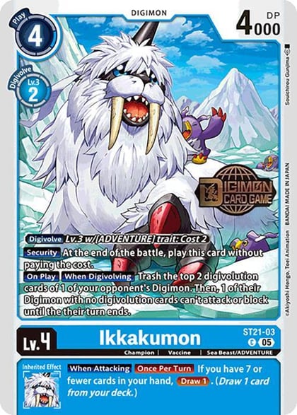 Ikkakumon, Starter Deck 21: Hero of Hope Release Event Cards ST21-03 C