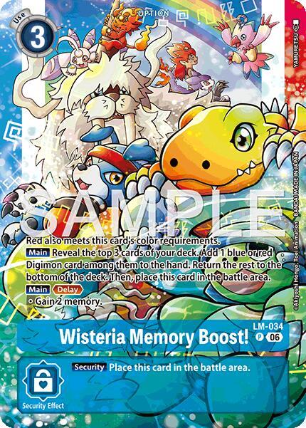 Wisteria Memory Boost! (Alternate Art), Starter Deck 23: Beatbreak LM-034 P