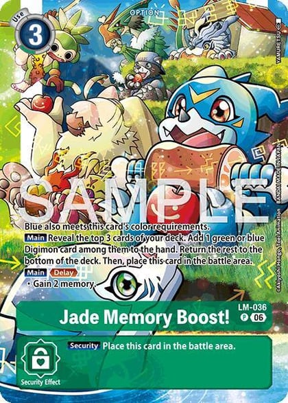 Jade Memory Boost! (Alternate Art), Starter Deck 23: Beatbreak LM-036 P