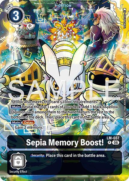 Sepia Memory Boost! (Alternate Art), Starter Deck 23: Beatbreak LM-037 P