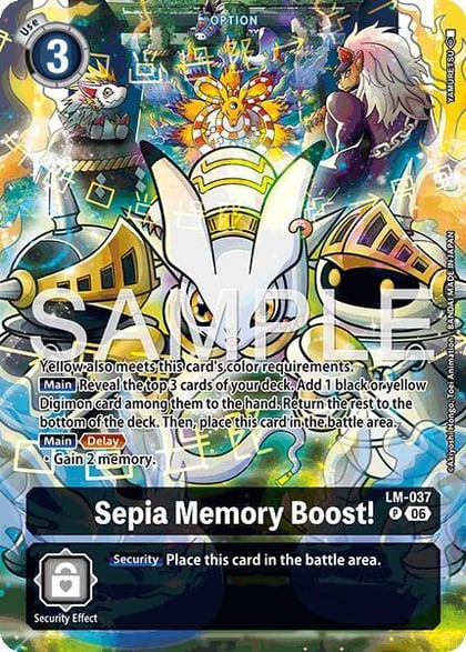 Sepia Memory Boost! (Alternate Art), Starter Deck 23: Beatbreak LM-037 P