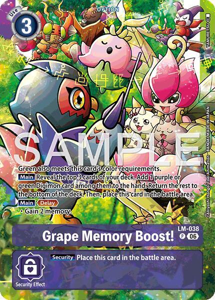 Grape Memory Boost! (Alternate Art), Starter Deck 23: Beatbreak LM-038 P