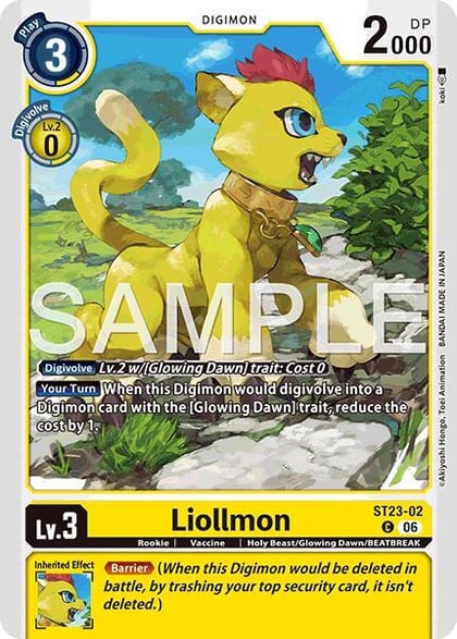 Liollmon, Starter Deck 23: Beatbreak ST23-02 C