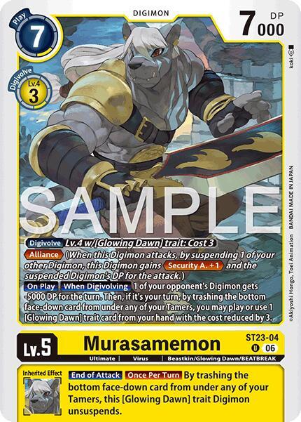 Murasamemon, Starter Deck 23: Beatbreak ST23-04 U