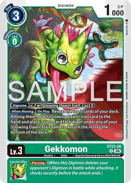 Gekkomon, Starter Deck 23: Beatbreak ST23-06 R