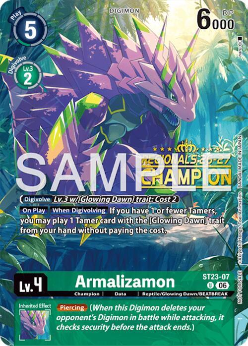 Armalizamon (Regionals 26-27 Season 2 Champion), Starter Deck 23: Beatbreak ST23-07 U