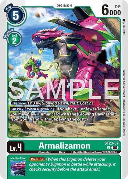 Armalizamon, Starter Deck 23: Beatbreak ST23-07 U