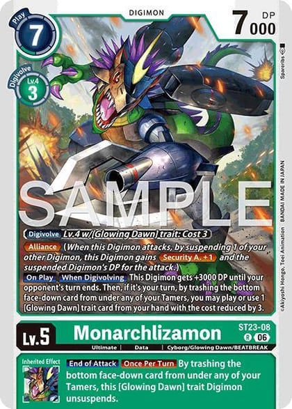 Monarchlizamon, Starter Deck 23: Beatbreak ST23-08 R