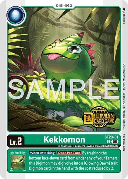 Kekkomon (Welcome Tamers Pack Vol.2), Starter Deck 23: Beatbreak Release Event Cards ST23-01 C