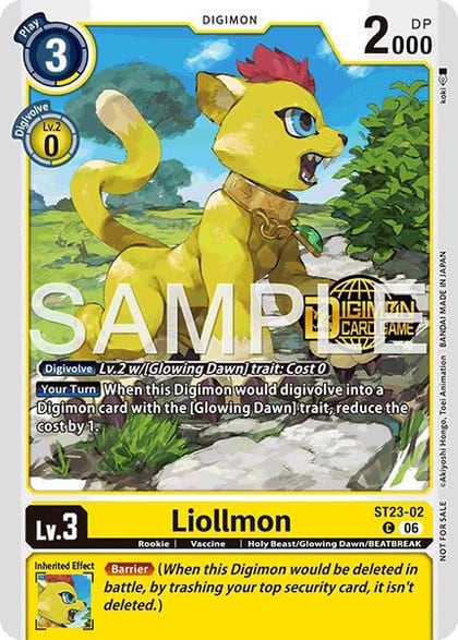Liollmon (Welcome Tamers Pack Vol.2), Starter Deck 23: Beatbreak Release Event Cards ST23-02 C