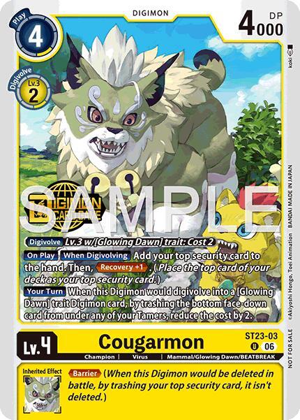 Cougarmon (Welcome Tamers Pack Vol.2), Starter Deck 23: Beatbreak Release Event Cards ST23-03 U