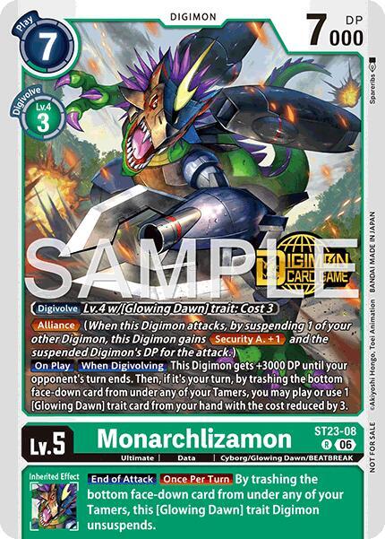 Monarchlizamon (Welcome Tamers Pack Vol.2), Starter Deck 23: Beatbreak Release Event Cards ST23-08 R