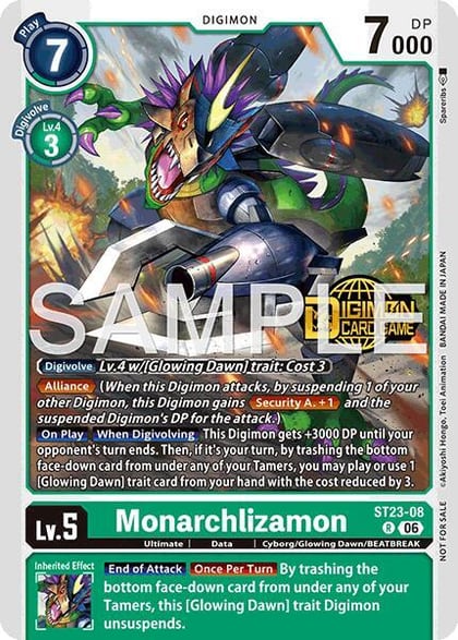 Monarchlizamon (Welcome Tamers Pack Vol.2), Starter Deck 23: Beatbreak Release Event Cards ST23-08 R