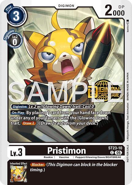 Pristimon (Welcome Tamers Pack Vol.2), Starter Deck 23: Beatbreak Release Event Cards ST23-10 C