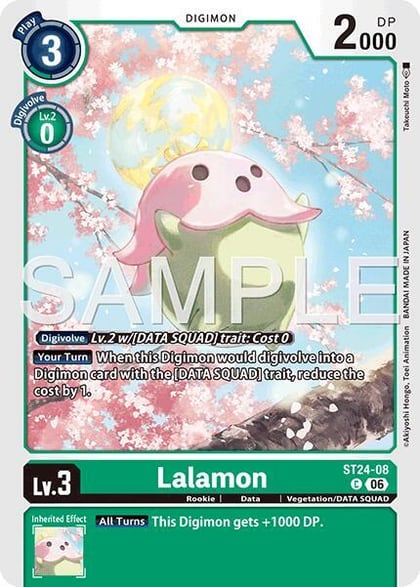 Lalamon, Starter Deck 24: Data Squad ST24-08 C