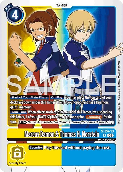 Marcus Damon & Thomas H. Norstein, Starter Deck 24: Data Squad ST24-13 R