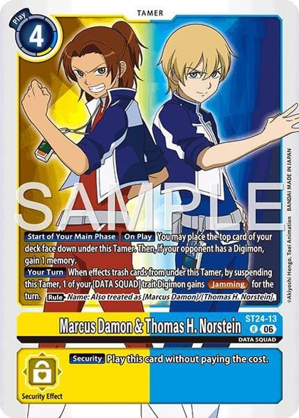 Marcus Damon & Thomas H. Norstein, Starter Deck 24: Data Squad ST24-13 R
