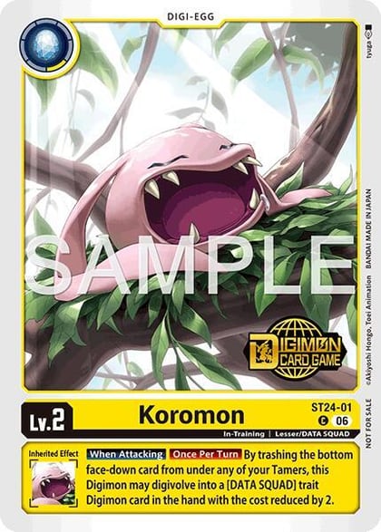 Koromon (Welcome Tamers Pack Vol.2), Starter Deck 24: Data Squad Release Event Cards ST24-01 C