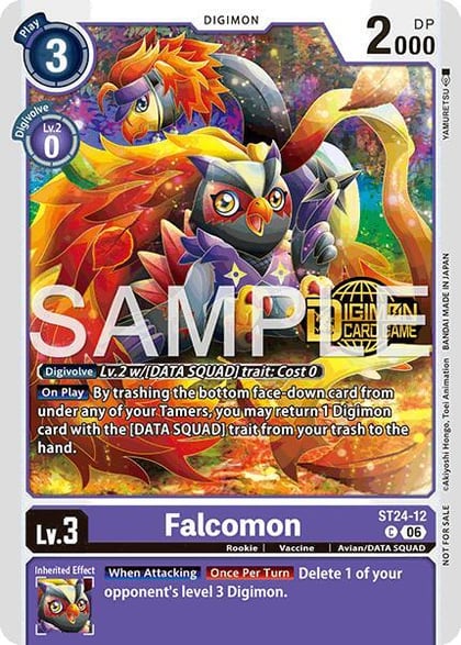 Falcomon (Welcome Tamers Pack Vol.2), Starter Deck 24: Data Squad Release Event Cards ST24-12 C