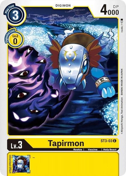 Tapirmon, Starter Deck 03: Heaven's Yellow ST3-03 C