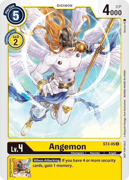 Angemon - ST3-05 (Tamer Party Promo), Starter Deck 03: Heaven's Yellow ST3-05 U