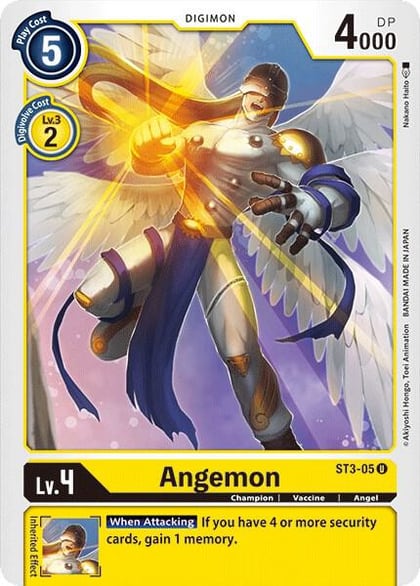 Angemon, Starter Deck 03: Heaven's Yellow ST3-05 U