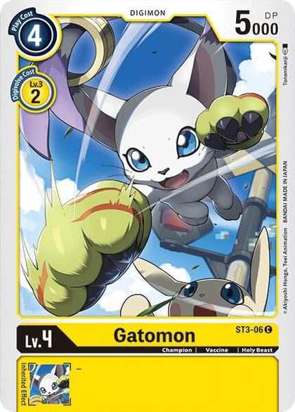 Gatomon, Starter Deck 03: Heaven's Yellow ST3-06 C
