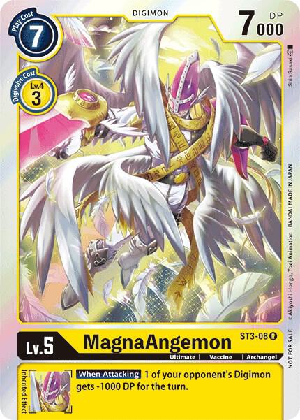 MagnaAngemon - ST3-08 (Great Legend Pre-Release), Starter Deck 03: Heaven's Yellow ST3-08 R