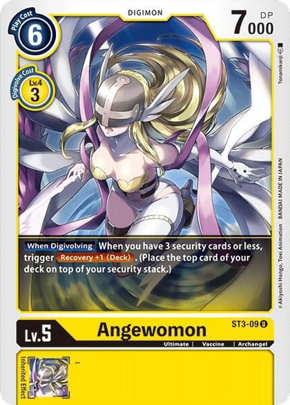 Angewomon, Starter Deck 03: Heaven's Yellow ST3-09 U