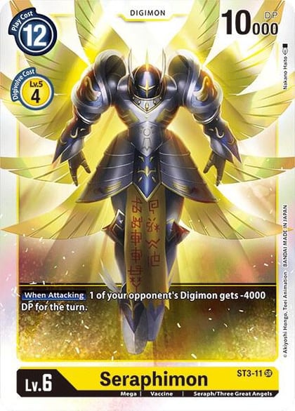 Seraphimon, Starter Deck 03: Heaven's Yellow ST3-11 SR