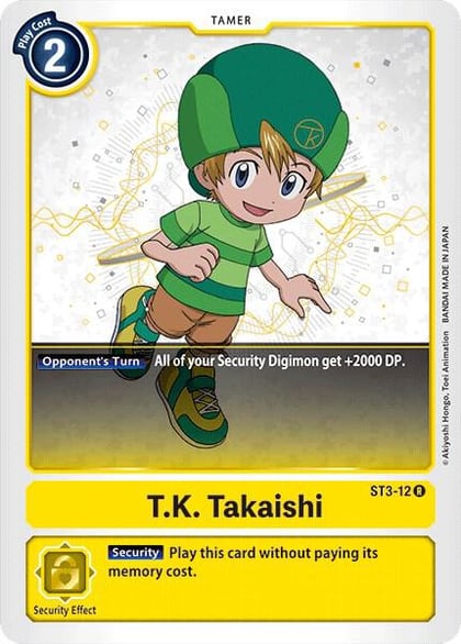 T.K. Takaishi, Starter Deck 03: Heaven's Yellow ST3-12 R