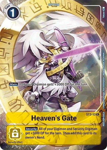 Heaven's Gate - ST3-13 (Tamer's Evolution Box), Starter Deck 03: Heaven's Yellow ST3-13 C