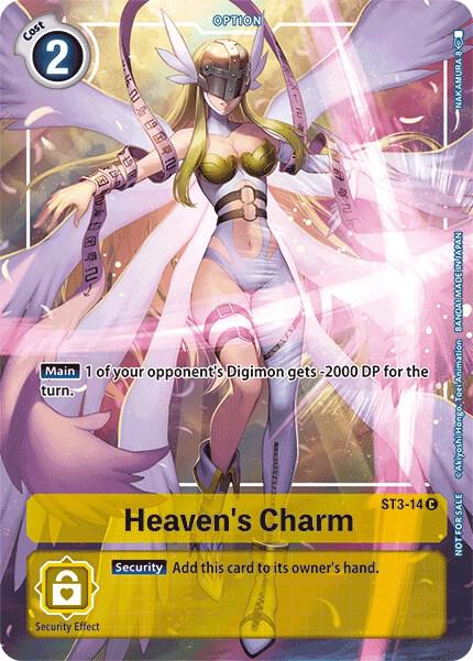 Heaven's Charm - ST3-14 (Tamer's Evolution Box), Starter Deck 03: Heaven's Yellow ST3-14 C