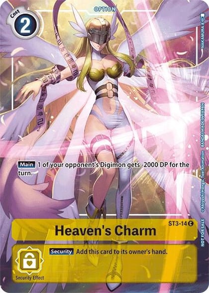 Heaven's Charm - ST3-14 (Tamer's Evolution Box), Starter Deck 03: Heaven's Yellow ST3-14 C