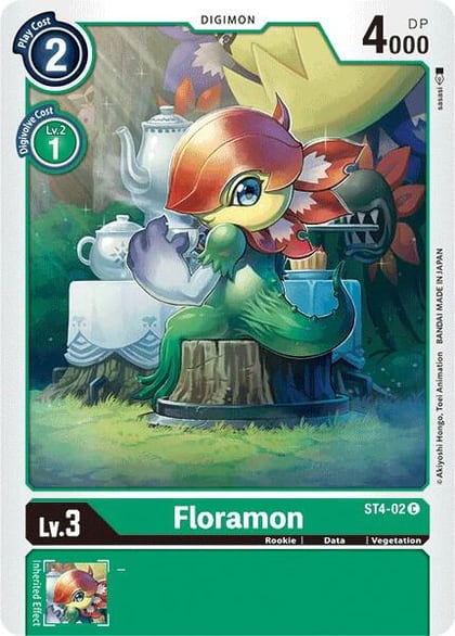 Floramon, Starter Deck 04: Giga Green ST4-02 C