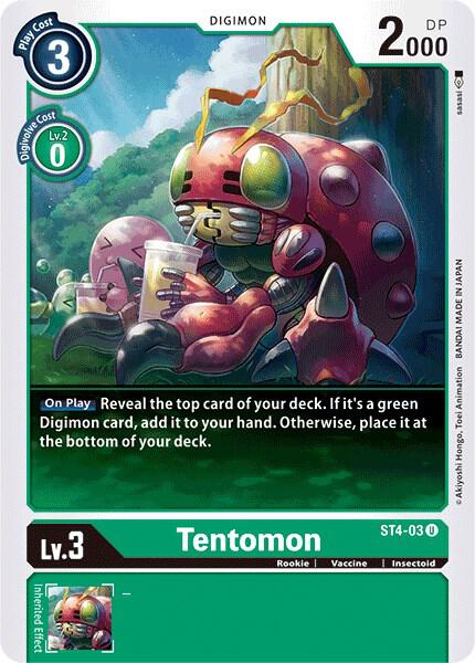 Tentomon, Starter Deck 04: Giga Green ST4-03 U