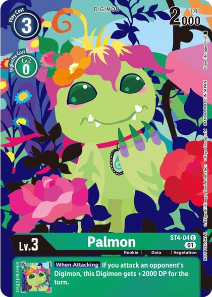 Palmon (Tamer's Card Set 2 Floral Fun), Starter Deck 04: Giga Green ST4-04 C