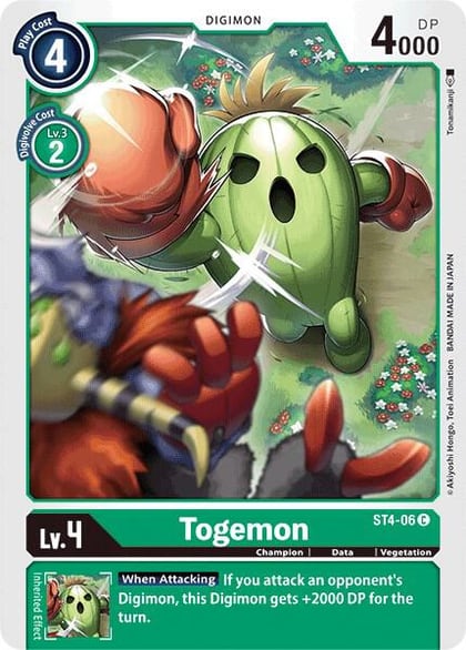 Togemon, Starter Deck 04: Giga Green ST4-06 C