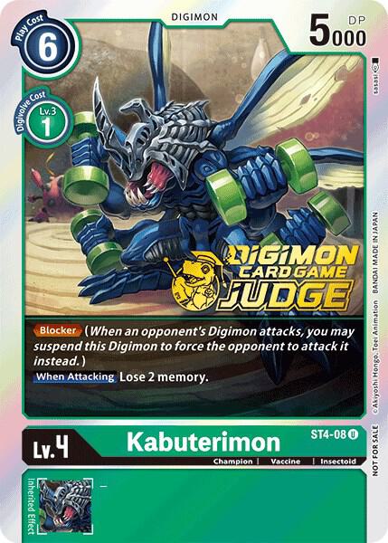 Kabuterimon - ST4-08 (Judge Pack 1), Starter Deck 04: Giga Green ST4-08 U