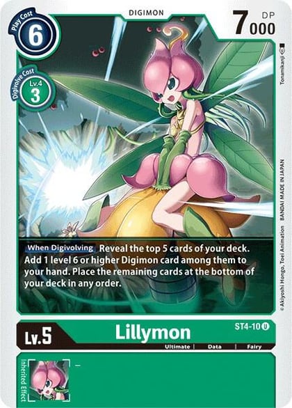 Lillymon, Starter Deck 04: Giga Green ST4-10 U