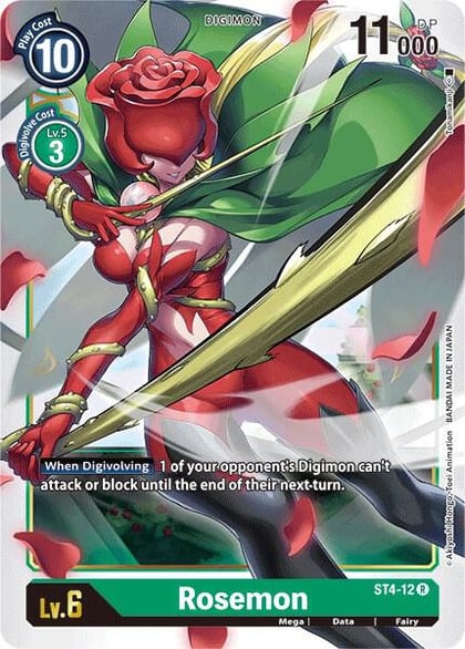 Rosemon, Starter Deck 04: Giga Green ST4-12 R